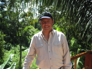 Flavio in a protected area, part of Mexico’s Montes Azules, which literally translates into “Blue Mountains.”